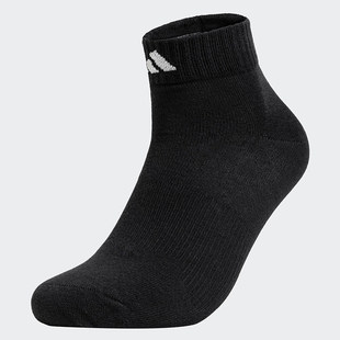 阿迪达斯男袜女袜2026春季训练运动袜一双装休闲袜透气低帮中筒袜