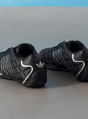 Adidas ADIRACER LO黑色复古薄底休闲阿迪赛车鞋运动休闲鞋JS0286