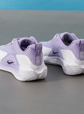 NIKE耐克男鞋篮球鞋2026春季新款紫色缓震训练运动鞋II2284-500