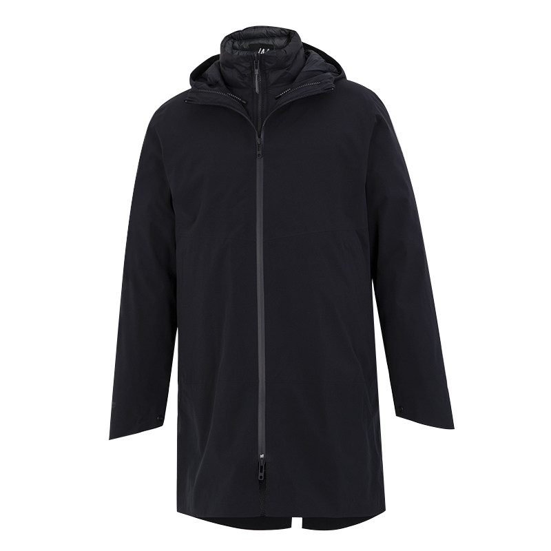 UNDER ARMOUR三合一男外套 冬季运动服户外保暖连帽休闲服中长