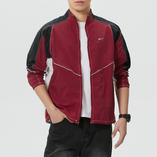 NIKE耐克梭织外套男款2025春季新款运动服跑步健身夹克上衣IF2029