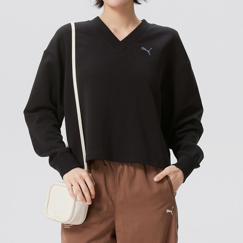 彪马（PUMA）女装卫衣 2026新款春季运动服时尚简约舒适透气跑步