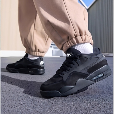 Nike耐克官方正品男鞋2025新款AJ板鞋黑色鞋子复古休闲鞋运动鞋男