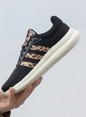 阿迪达斯健步鞋女鞋运动鞋女冬季新款妈妈鞋网面透气跑步鞋IH5273