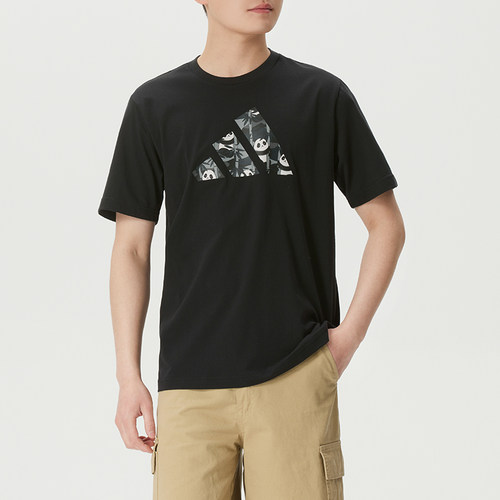 adidas阿迪达斯短袖男装2026夏季新款跑步运动休闲圆领T恤KB4849