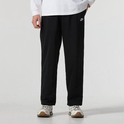 NIKE耐克长裤男裤春季新款运动裤黑色宽松直筒裤休闲裤HQ4423