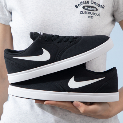 Nike耐克男女童鞋SB CHECK CNVS (GS)运动鞋儿童休闲板鞋905373