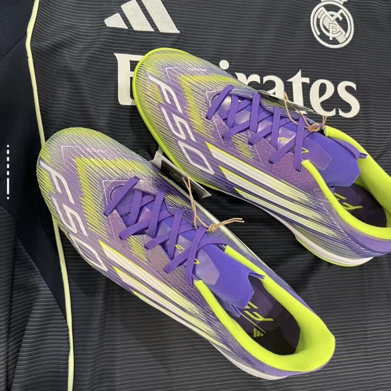 Adidas阿迪达斯f50足球鞋男25秋季新款人造草地中端成人AG短钉鞋