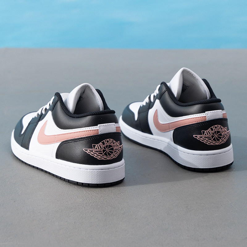 NIKE耐克AJ1黑粉男鞋板鞋潮流复古耐磨低帮运动鞋篮球鞋 553558,运动鞋new,篮球鞋,淘宝优惠券,粉丝福利购,淘宝优惠卷