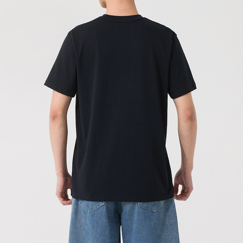 UA安德玛短袖男装夏季黑色简约运动服健身训练服舒适透气T恤