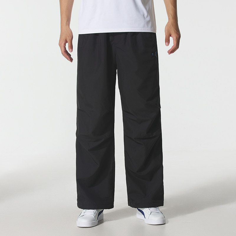 PUMA彪马户外长裤男裤子2025冬季新款直筒裤防风宽松运动裤636313