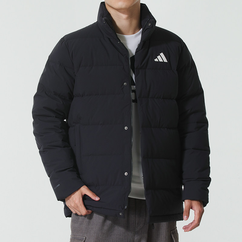 阿迪达斯 （adidas）男装羽绒服 26春季新款黑色运动服户外保暖服,运动服/休闲服装,运动羽绒服,淘宝优惠券,粉丝福利购,淘宝优惠卷