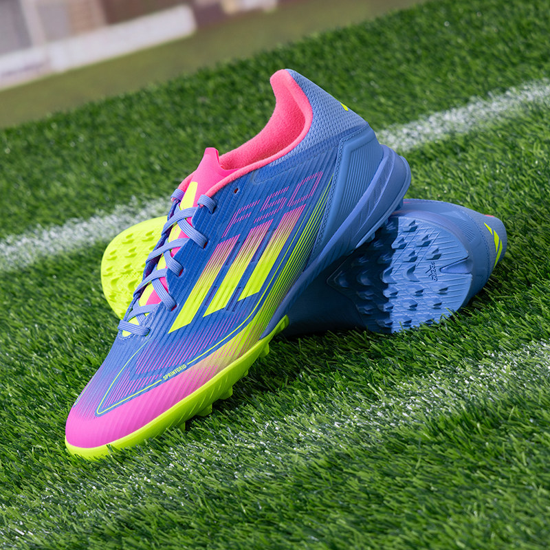 阿迪达斯F50碎钉足球鞋2025秋冬新款男女同款比赛训练战靴TF