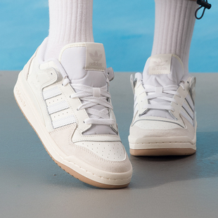 阿迪达斯三叶草板鞋男鞋女鞋秋冬新款低帮运动鞋FORUM休闲鞋