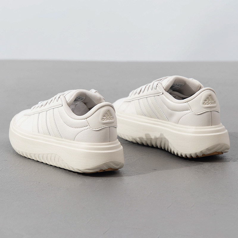 阿迪达斯三叶草女鞋板鞋25秋季新款GRAND COURT厚底运动鞋休闲鞋,运动鞋new,运动休闲鞋,淘宝优惠券,粉丝福利购,淘宝优惠卷