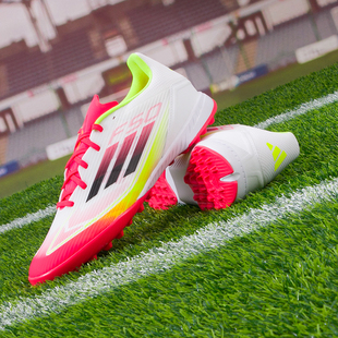 阿迪达斯足球鞋 TF碎钉足球钉鞋 男25秋季 f50梅西同款 新款 官方正品