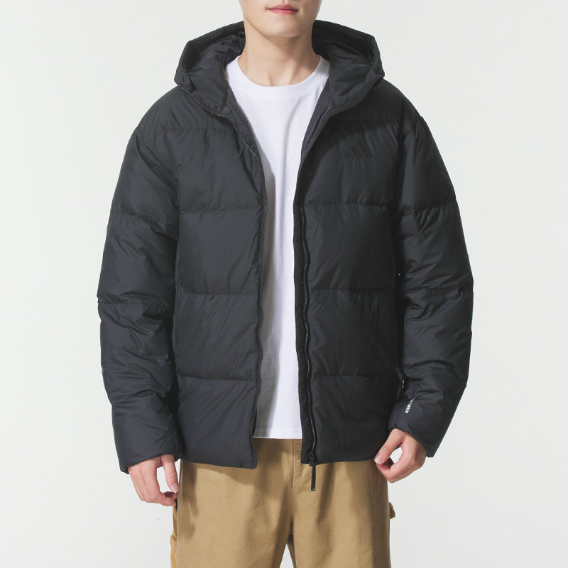 官方正品阿迪达斯羽绒服男装25冬季新款运动服厚款保暖棉羽外套男