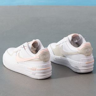 Nike耐克板鞋女秋季新款AF1复古休闲鞋厚底舒适运动鞋CI0919