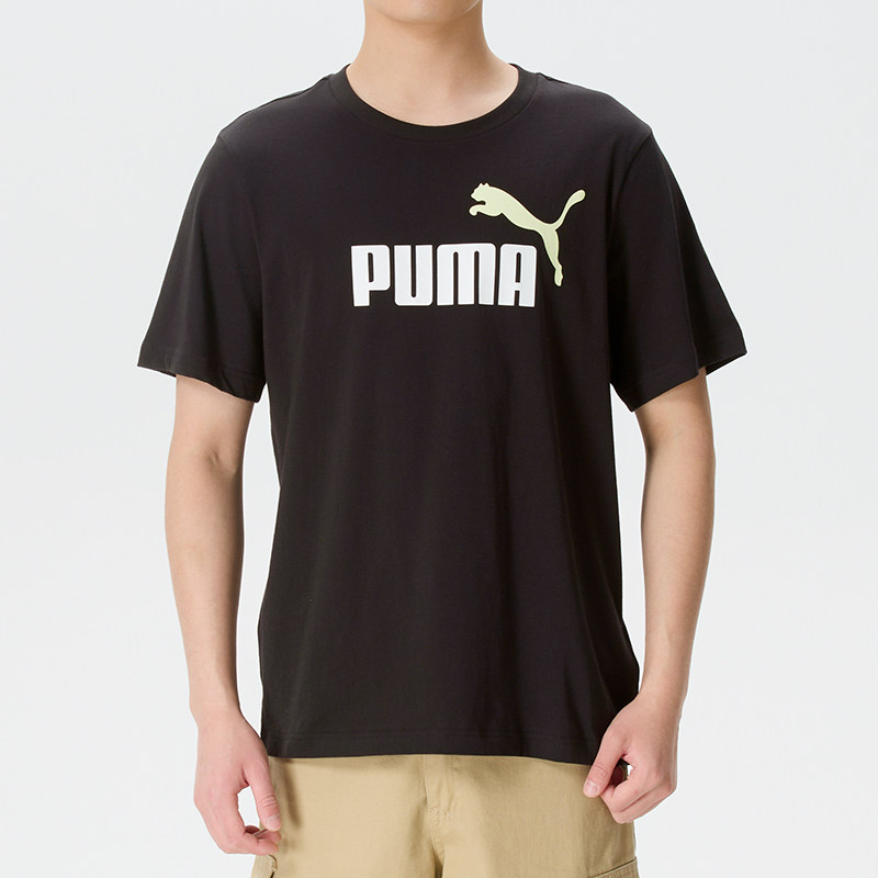 PUMA彪马短袖男装2026夏季新款户外徒步旅行休闲服透气宽松五分袖
