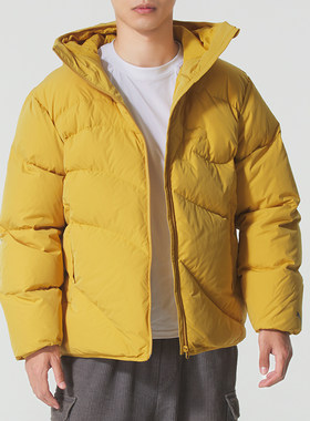 PUMA彪马古金色拒水外套男款冬季新款运动羽绒服官方正品时尚棉羽