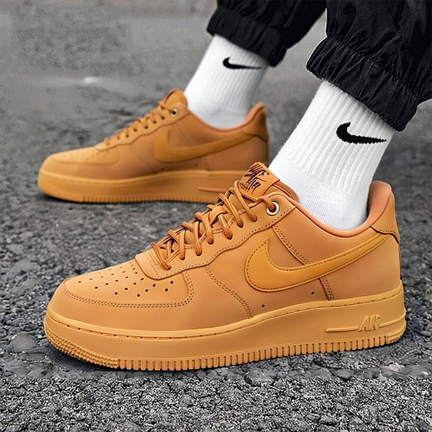 耐克男鞋官方正品空军一号休闲鞋25冬新款运动鞋小麦色板鞋,运动鞋new,运动休闲鞋,淘宝优惠券,粉丝福利购,淘宝优惠卷