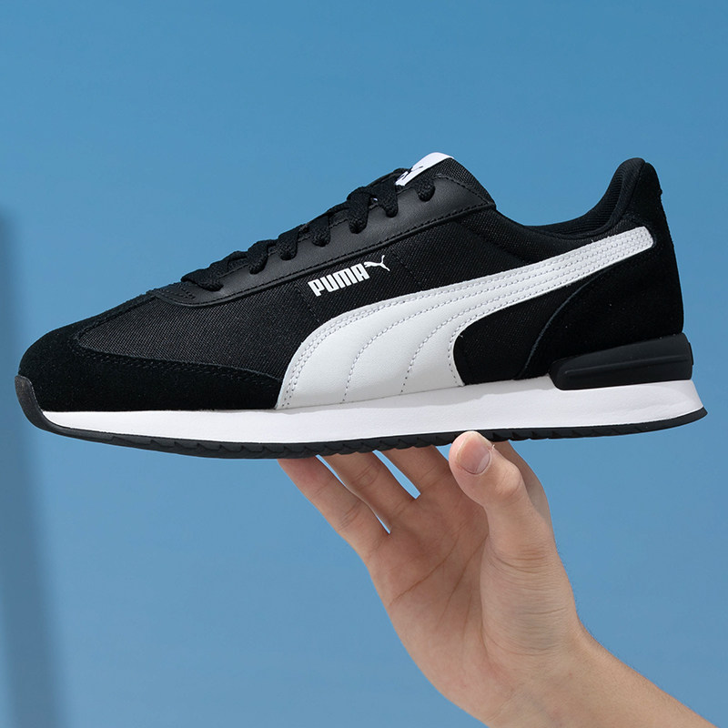 彪马官方黑色休闲鞋新款户外运动跑步鞋透气软底防滑耐磨健身鞋子