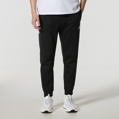 阿迪达斯男裤冬季新款运动裤跑步训练健身裤加绒保暖长裤收脚卫裤