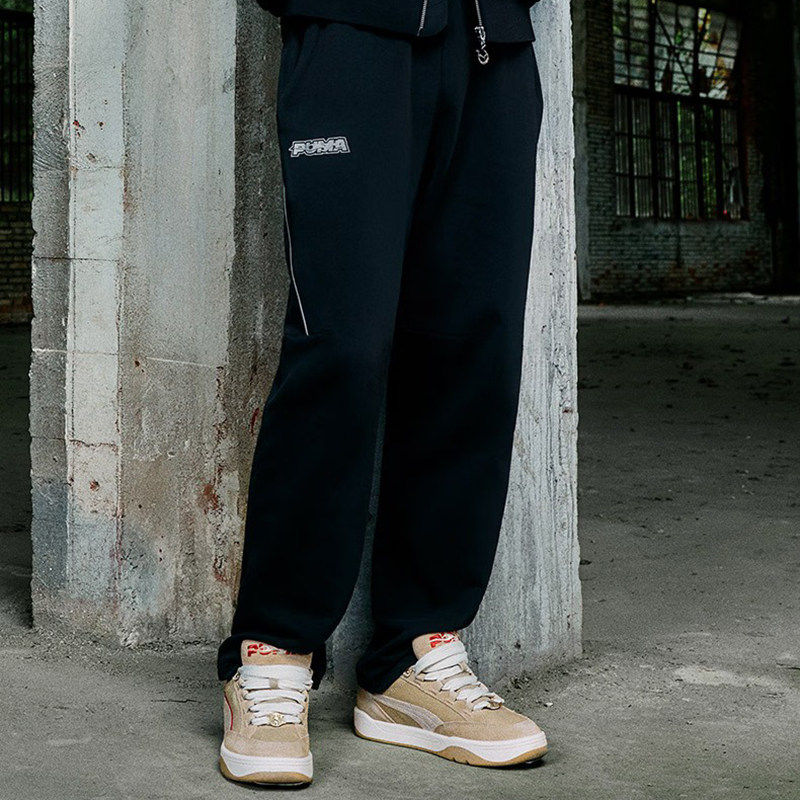 Puma彪马马年新年款长裤男女2026新款宽松黑色休闲裤运动裤636089