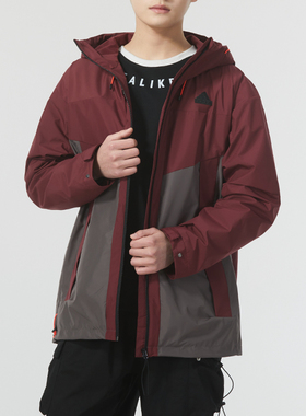 Adidas阿迪达斯外套男装新款风衣运动服连帽休闲夹克JE8577