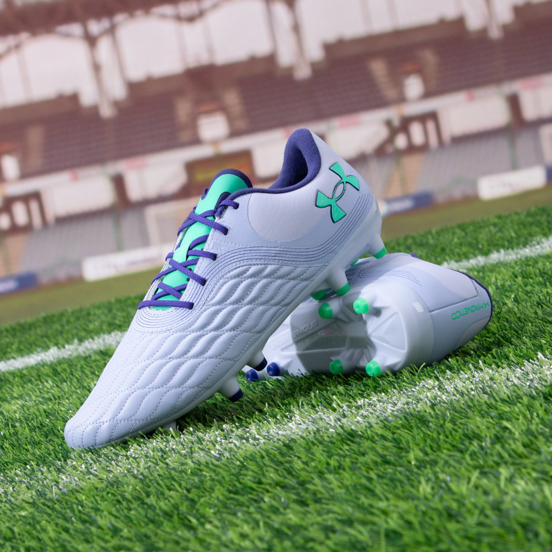 安德玛（UA）足球鞋男鞋女鞋秋季新款飞盘训练鞋实战防滑FG钉鞋