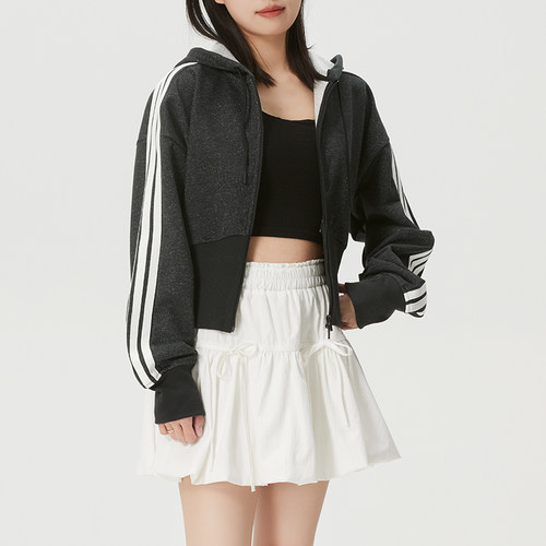 adidas阿迪达斯女装针织夹克外套2026春季新款运动服休闲KX8905