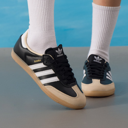 阿迪达斯三叶草SAMBA OG 2025冬季男鞋女鞋同款运动休闲鞋 JS3832