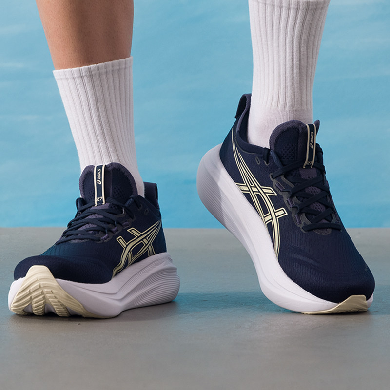 亚瑟士跑步鞋男鞋新款户外GEL-NIMBUS 27缓震回弹透气运动鞋跑鞋,运动鞋new,跑步鞋,淘宝优惠券,粉丝福利购,淘宝优惠卷