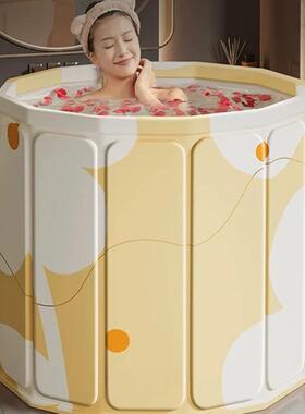 Foldable Bath Tub Portable Bathtub for Children and Adults F