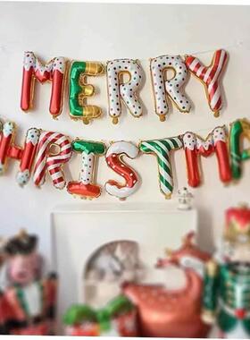 14 pieces of 16 inch candy colored Christmas banner Christma
