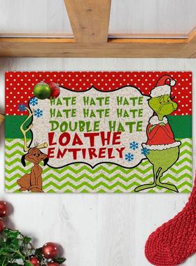 Merry Christmas Doormat Decorative Xmas Front Door Mat Funny