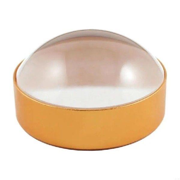 E1PC 6X Reading Magnifier- Paperweight Reading Dome- Glass