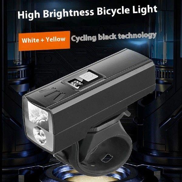 Highlight LED Light with Silicone Pad Zoom Bicycle Front