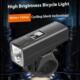 LED Bicycle Light Silicone Highlight Zoom with Pad Front
