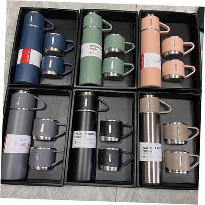 Hot Water Bottle500ML Stainless Steel Vacuum Flask Gift Set