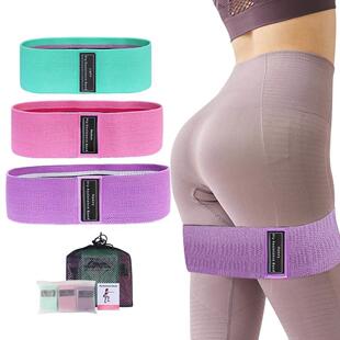 Fabric Resistance Hip Booty Bands Non-slip band glute workou