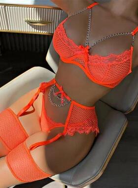 Sexy eyelashes lace with sling underwear for splicing women