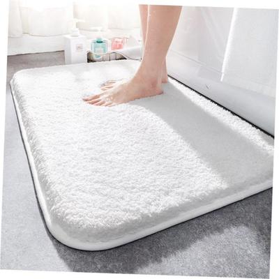 Bathroom Super Thick Fluff Fiber Bath Mat Shower Room Rugs M