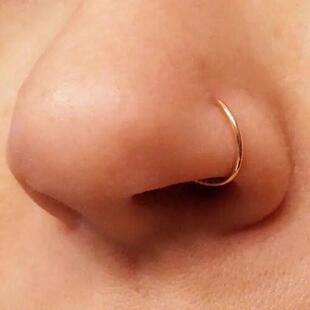 10pc Nose Ring Clips Septum Ring Hoop Cartilage Tragus Helix