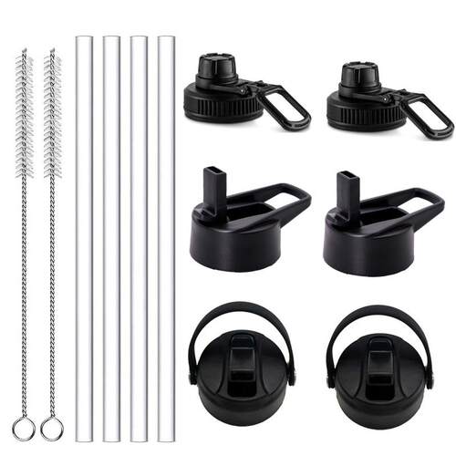 Replace Straw Flip Lid Flex Cap for Hydro Water Bottle Flask