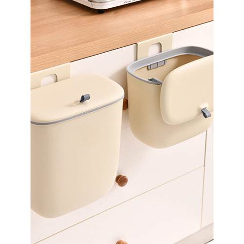 Kitchen wall mounted covered garbage bin厨房壁挂式垃圾桶