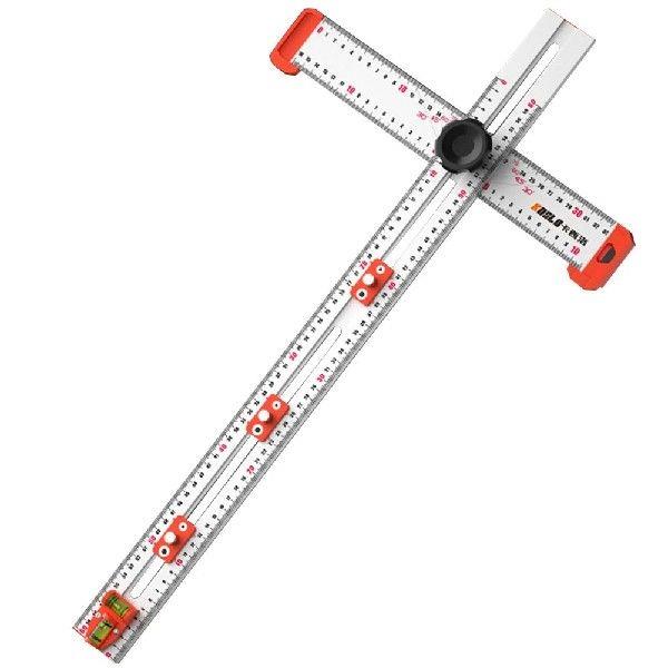 2 in 1 Drilling itioning Ruler Precision Multi Angle