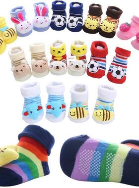 3 Pairs/lot Newborn Baby Socks Infant Cotton Socks Baby