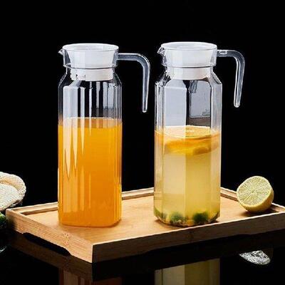 1.1L Water Juice JUG Pitcher Plastic Transparent Bottle For