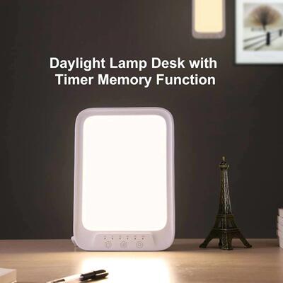 LED Daylight Lamp Cool & Warm Light Therapy Lamp Against Dep